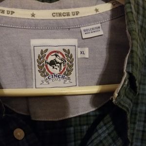 Cinch Long Sleeve Button Down Shirt